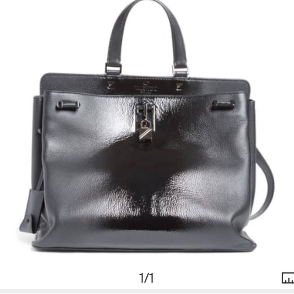 Valentino Large Pieper Leather Tote New with Tags